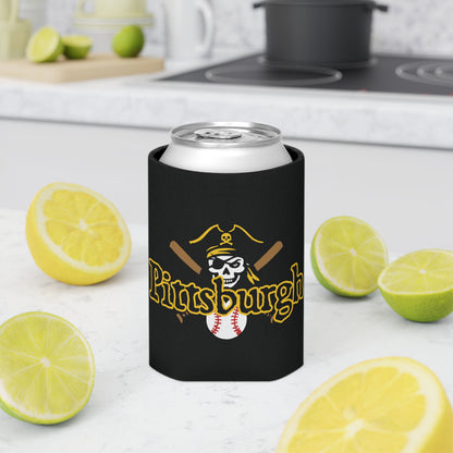 Pittsburgh Baseball Logo Can Cooler