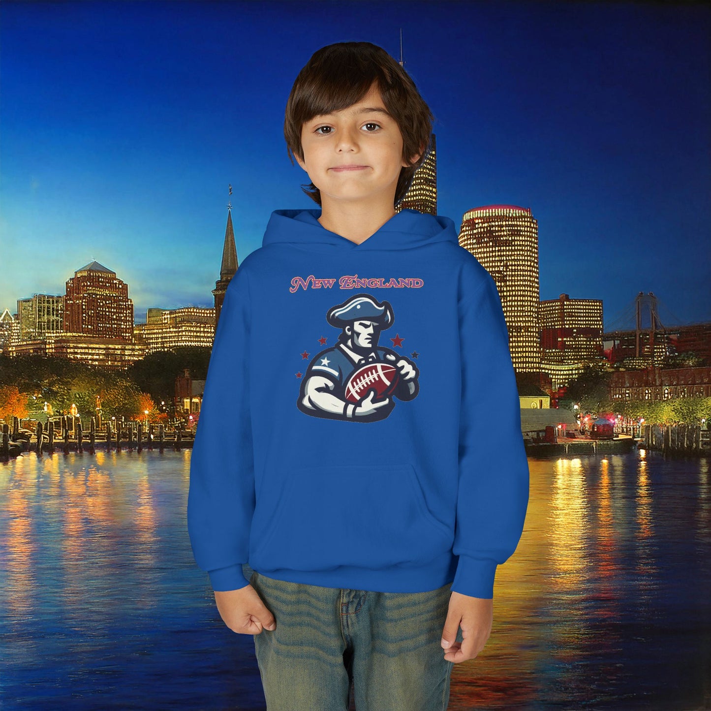 New England Football Youth Hoodie