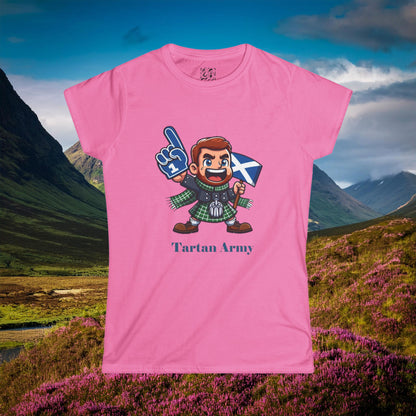 Scotland Tartan Army Women's Softstyle Tee