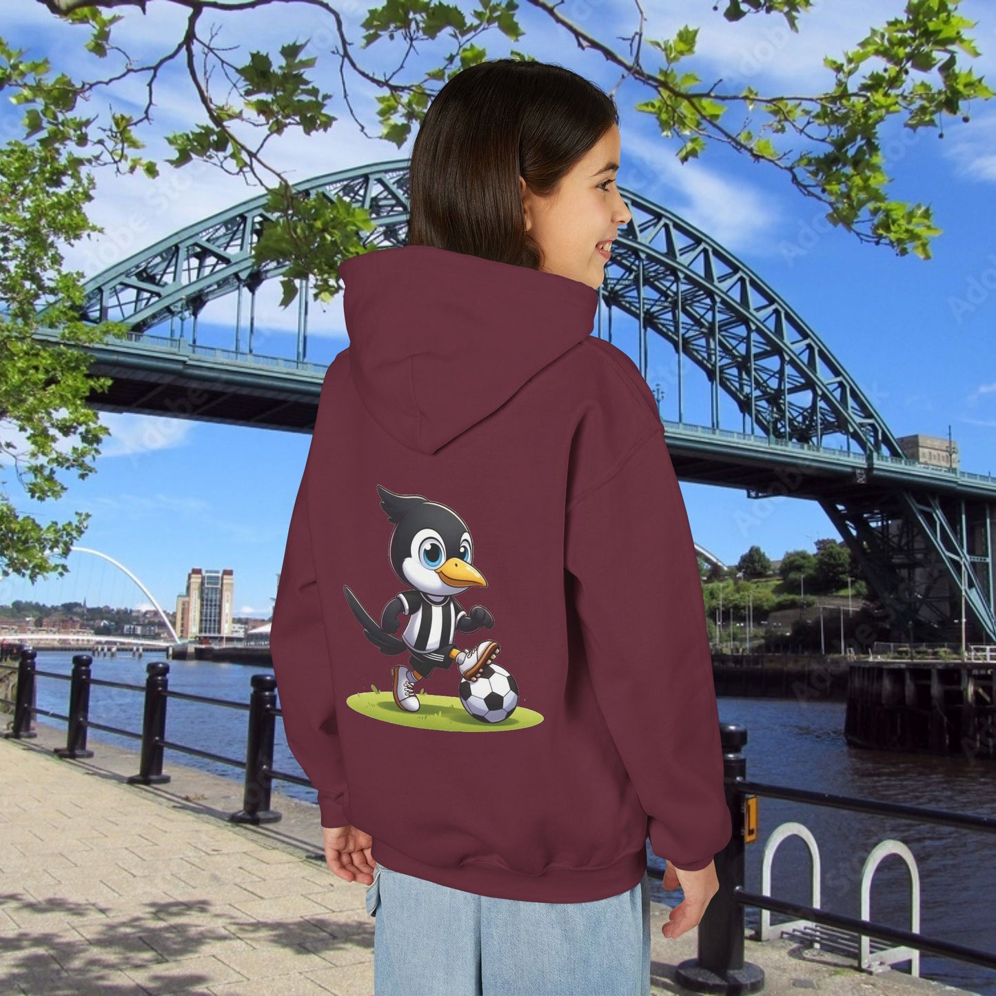 Newcastle United Little Magpie Youth Hoodie
