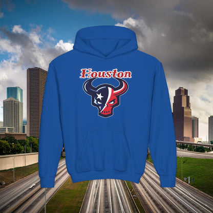 Houston Skull Youth Hoodie