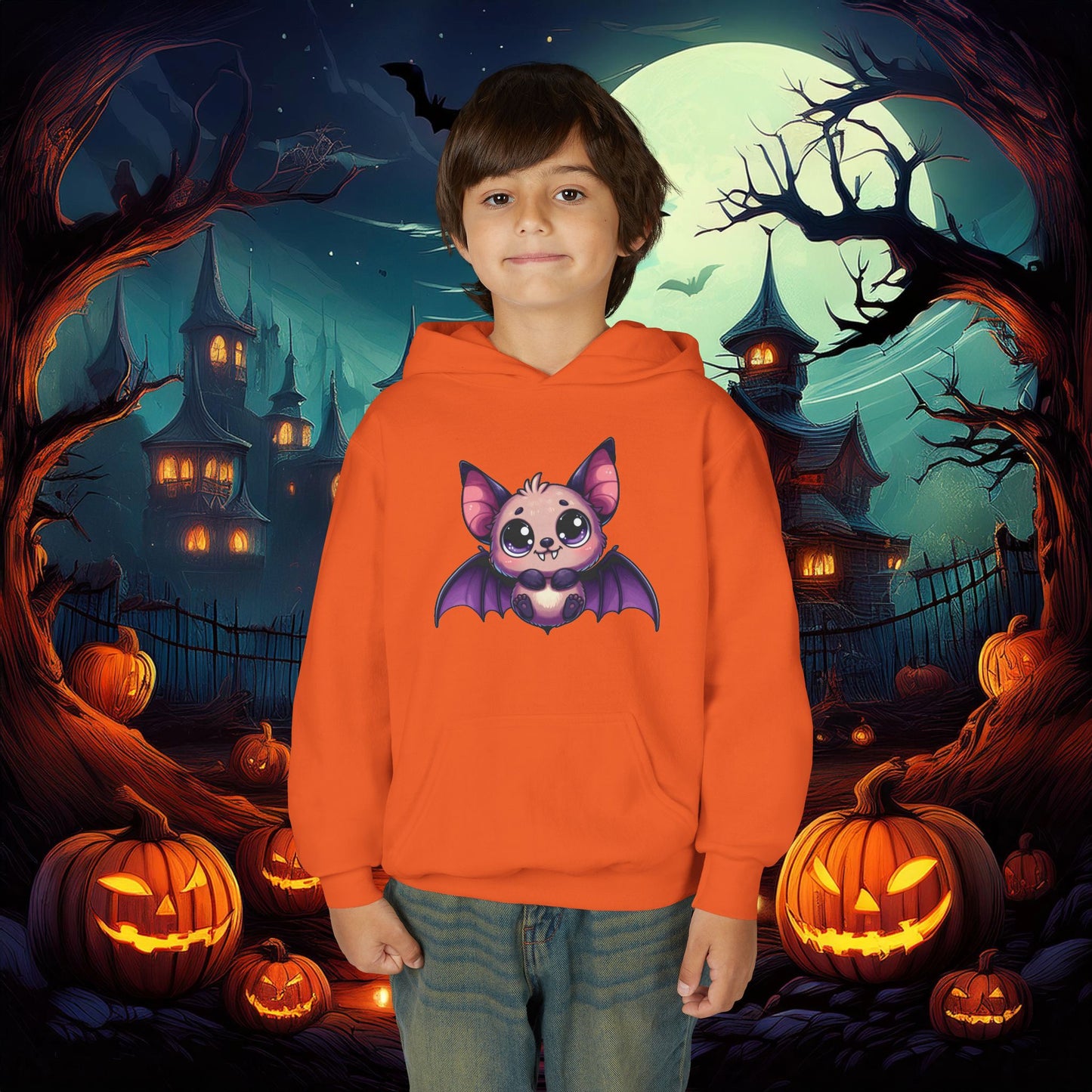 Little Bat Youth Hoodie