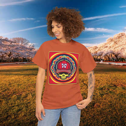 Psychedelic Funky W Skull Tee