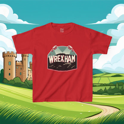 Wrexham Hollywood Sign Kids Tee