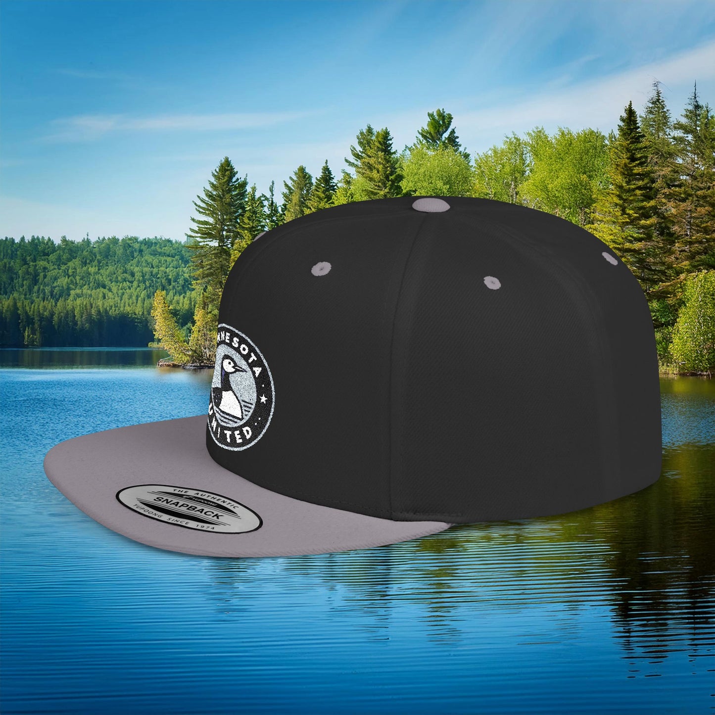 Minnesota United Crest Flat Bill Snapback