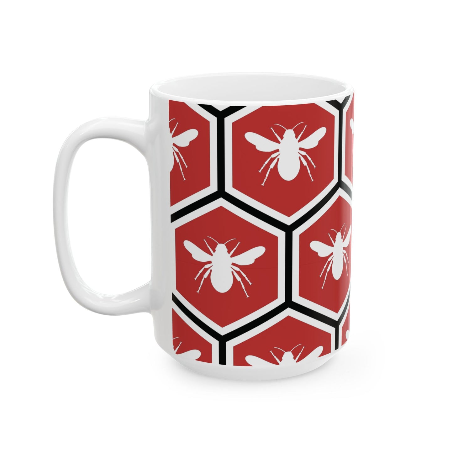 Honeycomb Ceramic Mug (11oz/15oz)