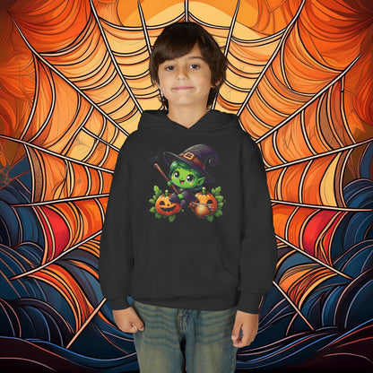 Cute Witch Youth Hoodie