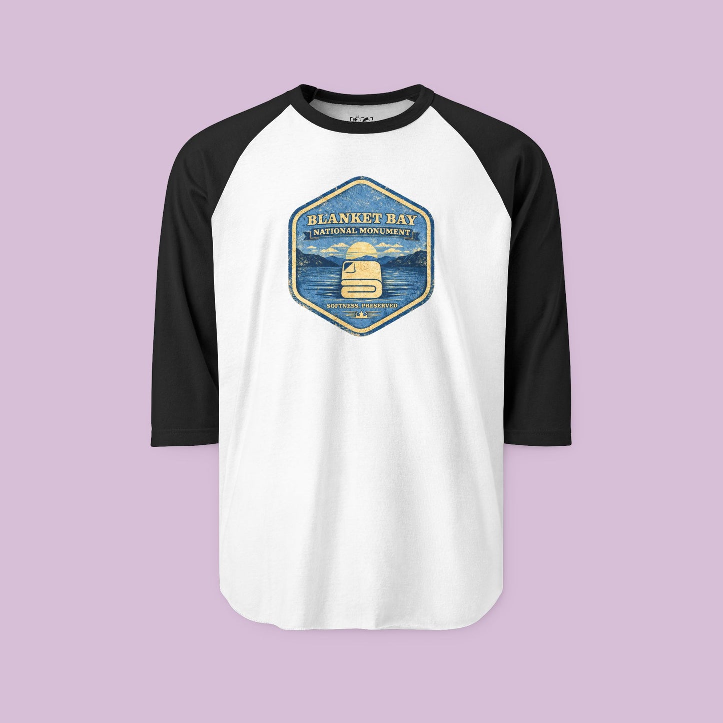Blanket Bay National Monument Raglan Tee
