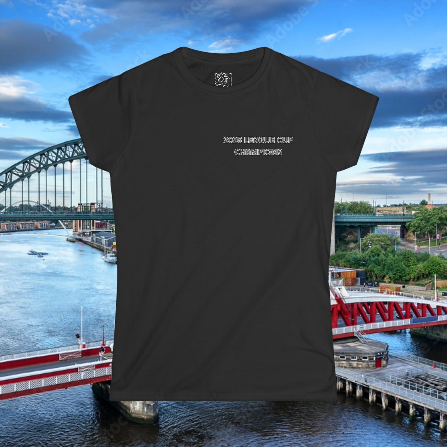 NUFC 2025 Carabao Cup Women's Softstyle Tee