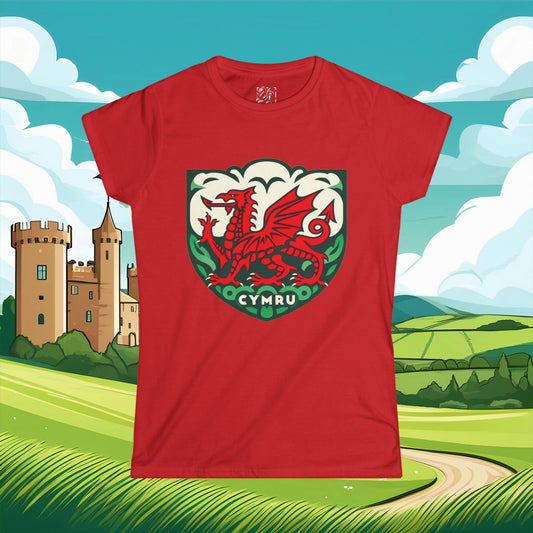 Cymru Women's Softstyle Tee