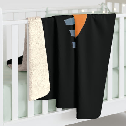 Sunset Dragon Sherpa Fleece Blanket