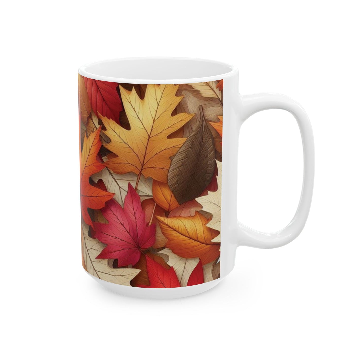 Autumn Leaves Ceramic Mugs (11oz\15oz)
