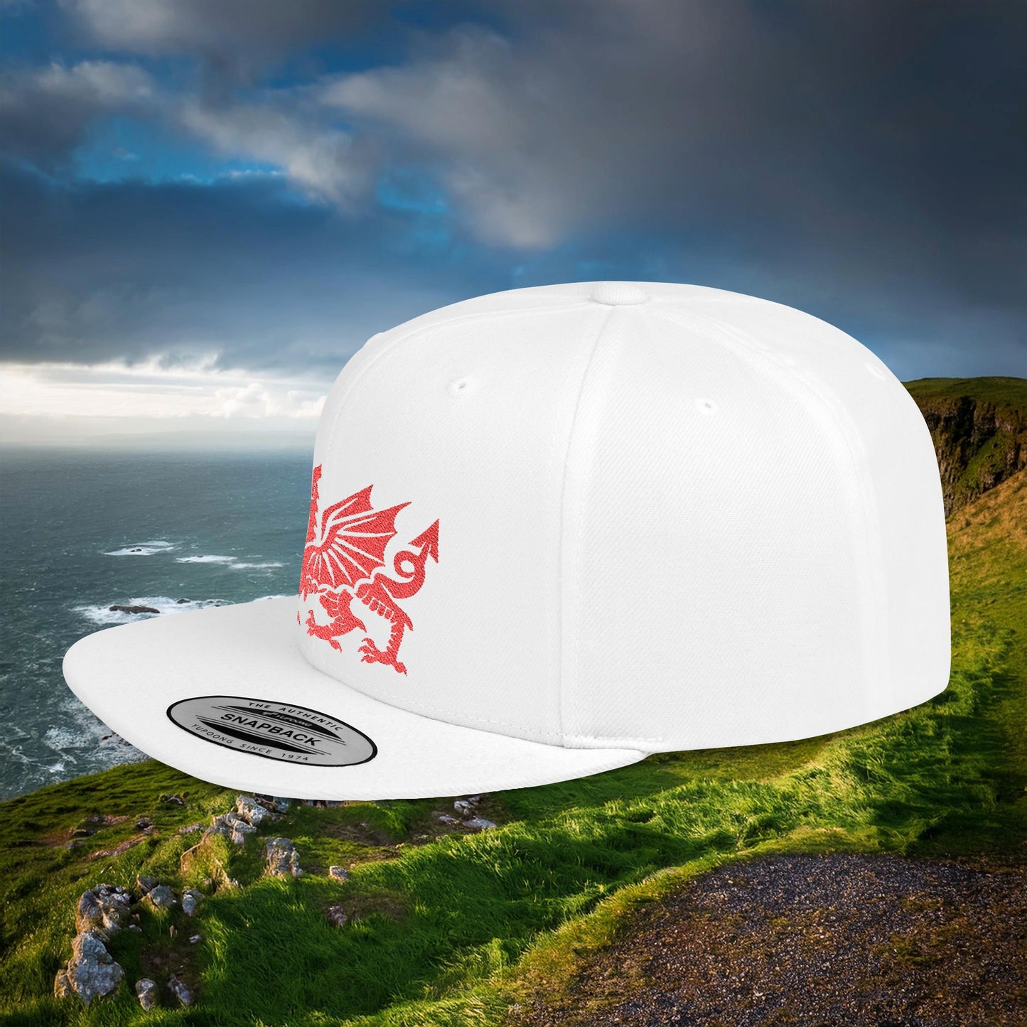 The Welsh Dragon Flat Bill Snapback