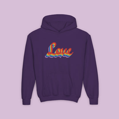 Rainbow Love Youth Hoodie