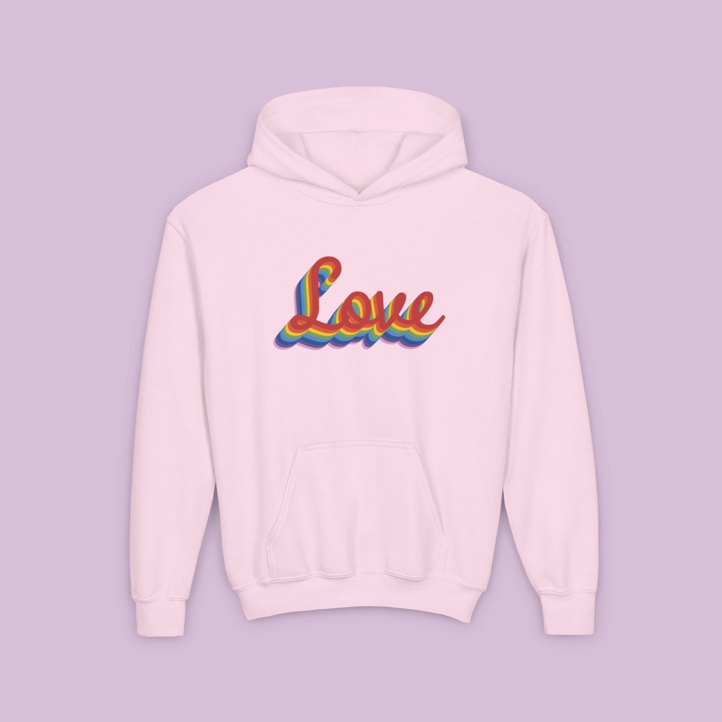 Rainbow Love Youth Hoodie