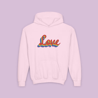 Rainbow Love Youth Hoodie