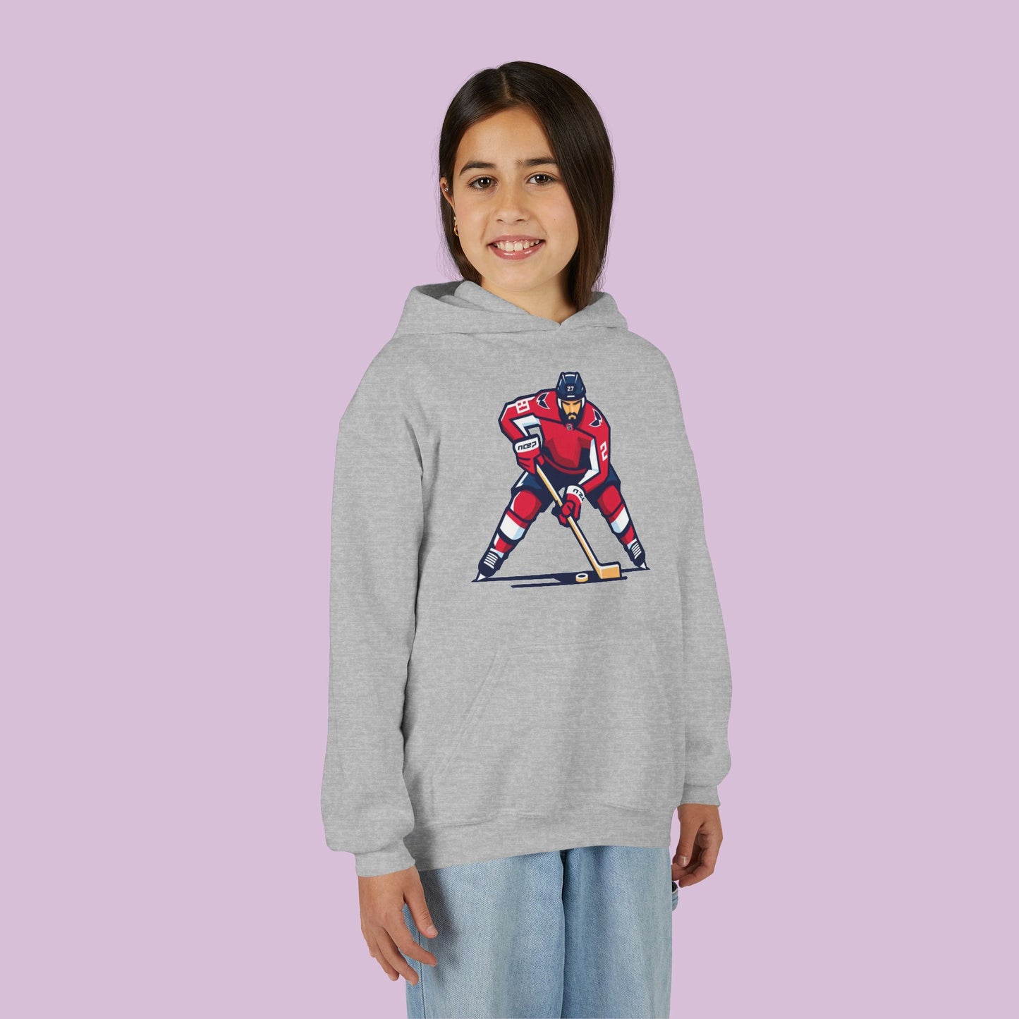 Washington Hockey Player Youth Hoodie