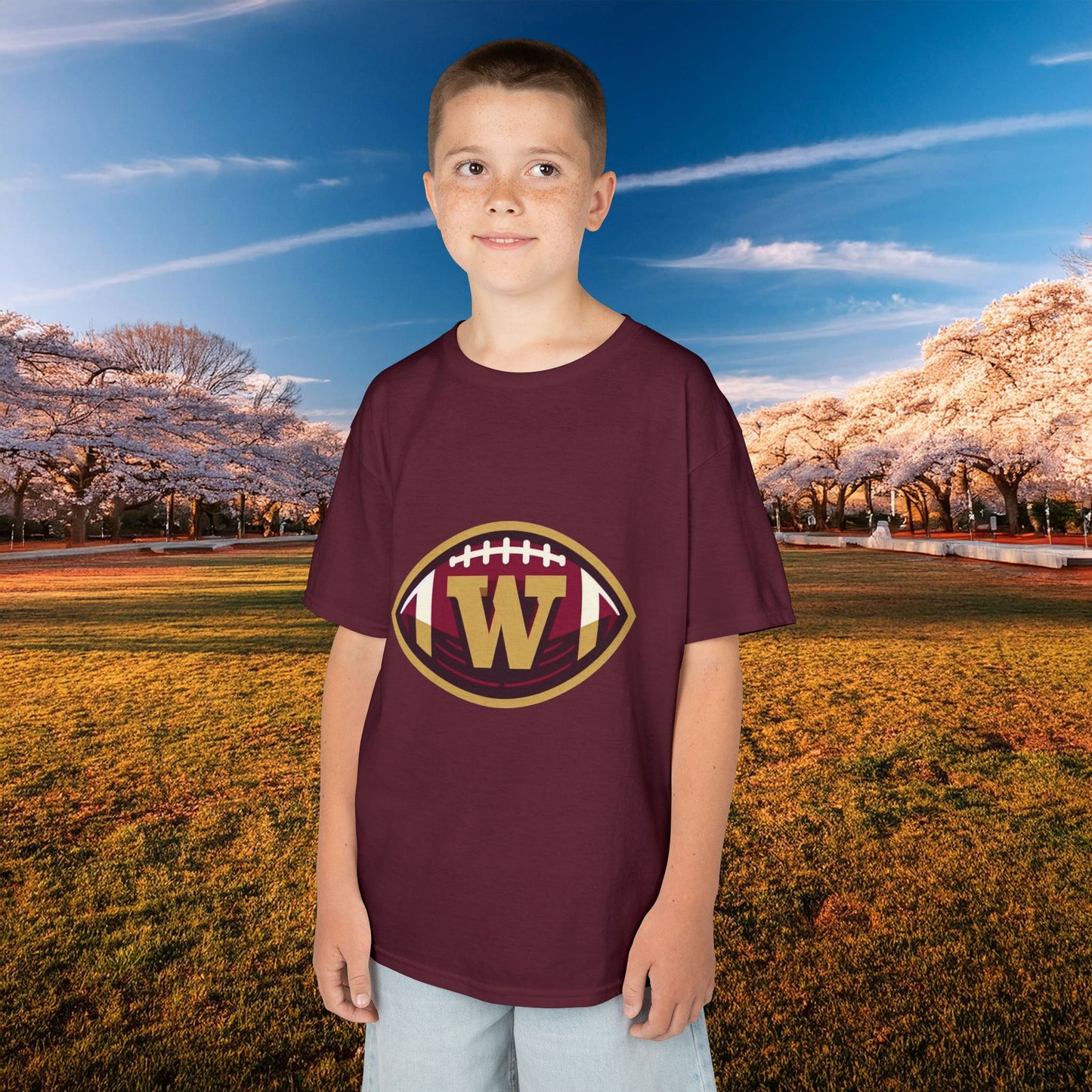 Washington Football Logo Kids Tee
