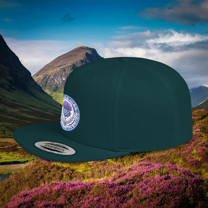 Scotland Thistle Flat Bill Snapback