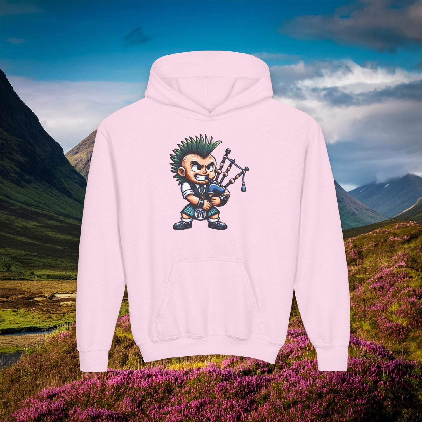 Scottish Punk Youth Hoodie