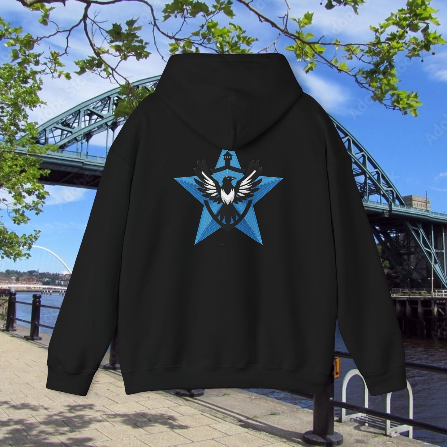 Newcastle United Blue Star Mags Hoodie