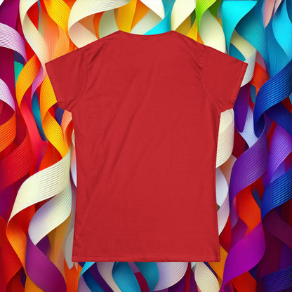 Rainbow Heart Women's Softstyle Tee