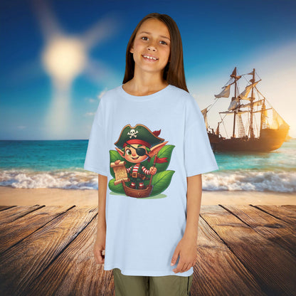 Elf Pirate Treasure Map Kids Tee