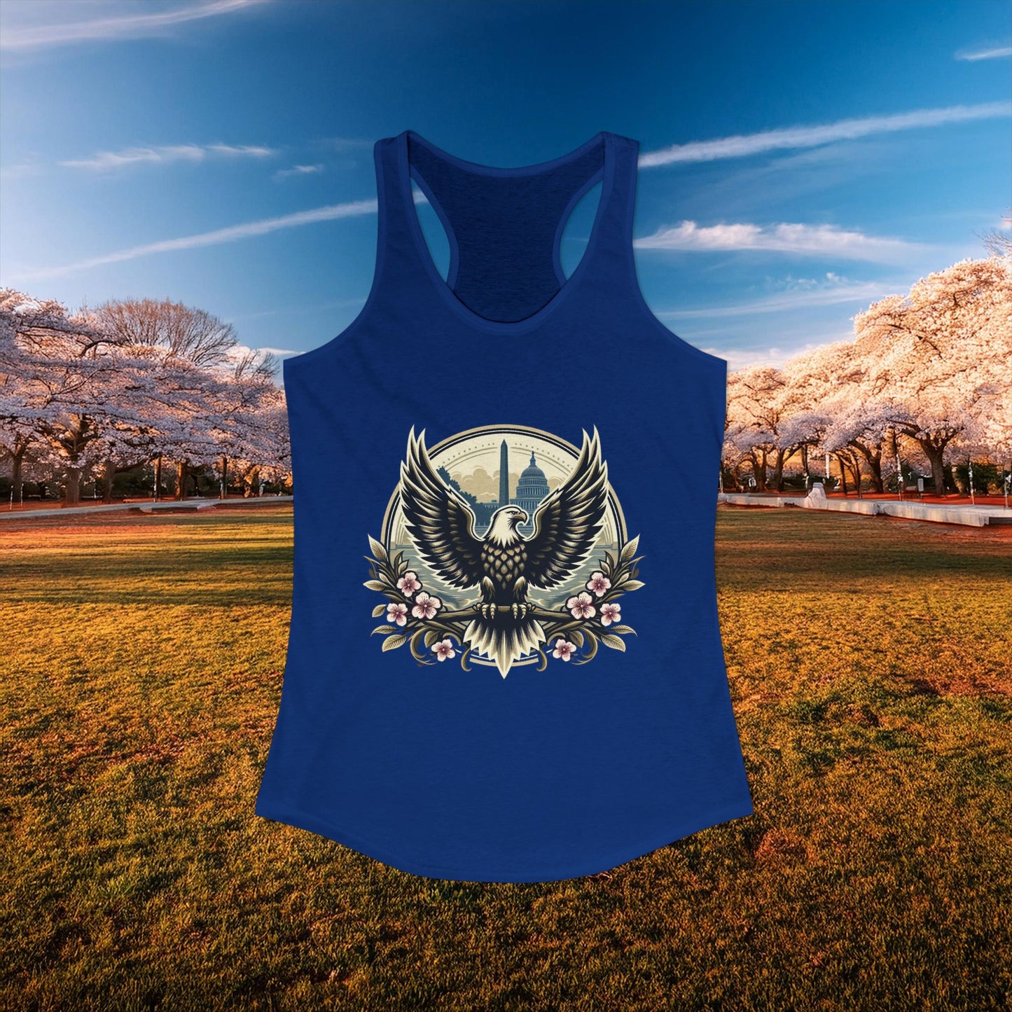 DC Cherry Blossom Racerback Tank