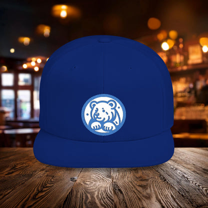 Bear Cub Flat Bill Snapback