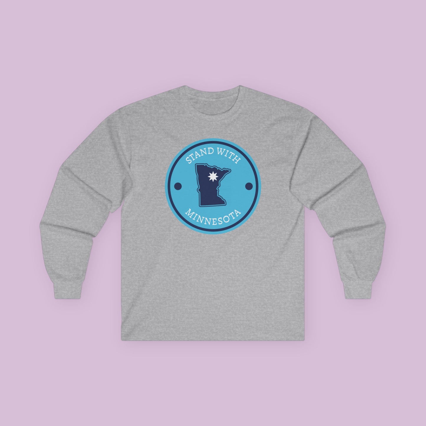 Stand With Minnesota Logo Long Sleeve Tee