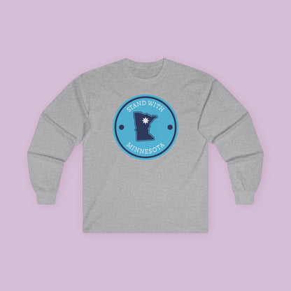 Stand With Minnesota Logo Long Sleeve Tee