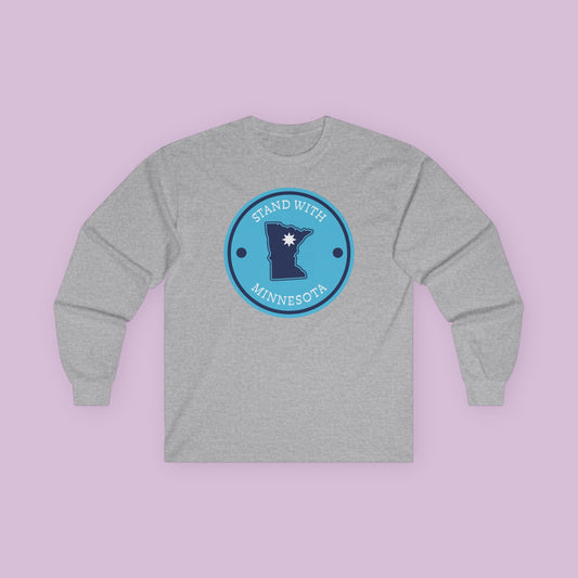 Stand With Minnesota Logo Long Sleeve Tee