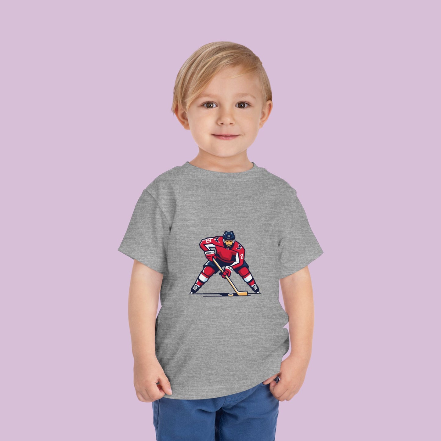 Washington Hockey Player Toddler Tee