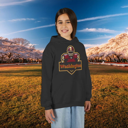 Washington Football Player Logo Youth Hoodie