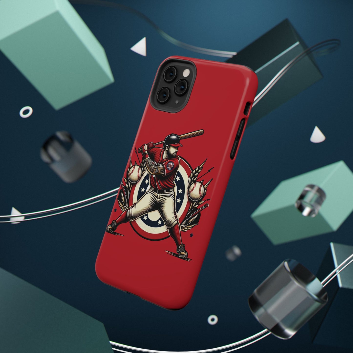 Washington Baseball At Bat Impact-Resistant Cases