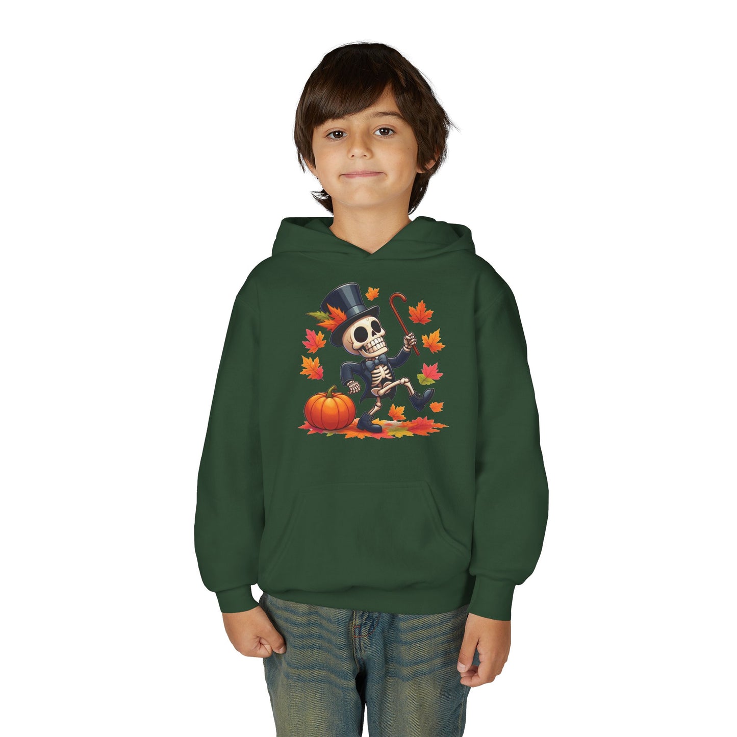 Snazzy Skeleton Youth Hoodie