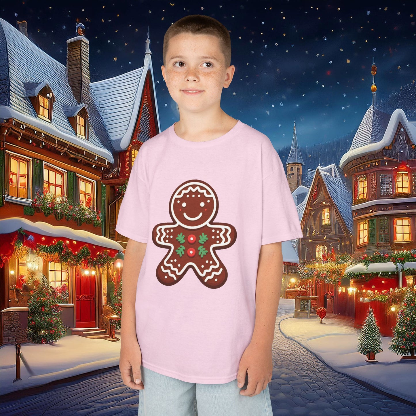 Gingerbread Man Kids Tee