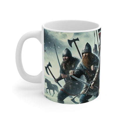 Viking Raid Ceramic Mugs (11oz\15oz)