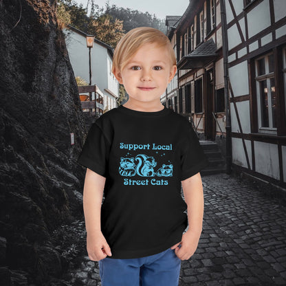 Support Local Street Cats Toddler Tee