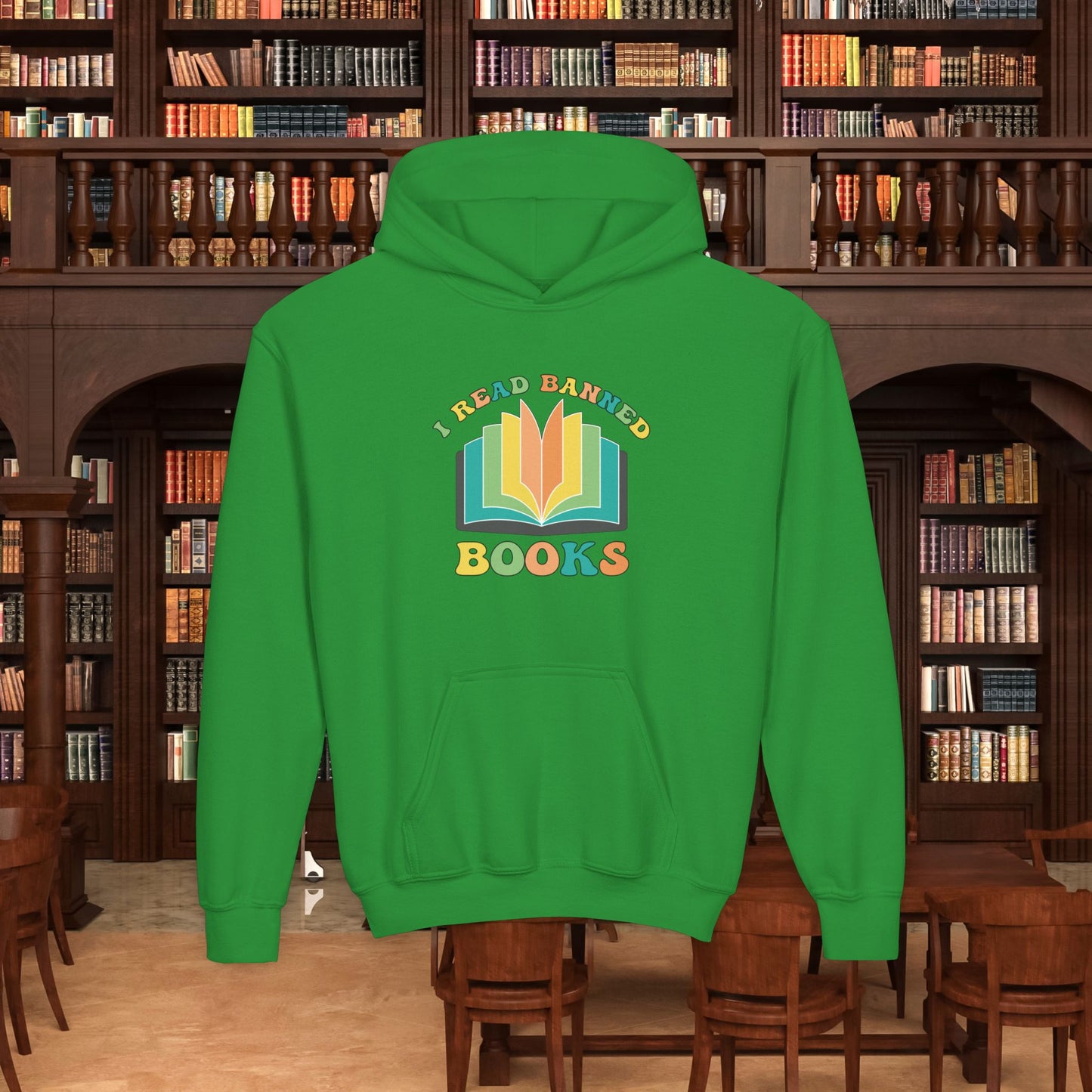 I Read Banned Books Youth Hoodie