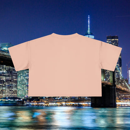 NY Subway Grafitti Women's Crop Tee