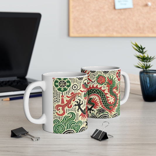 Dragon Dance Ceramic Mugs (11oz\15oz)
