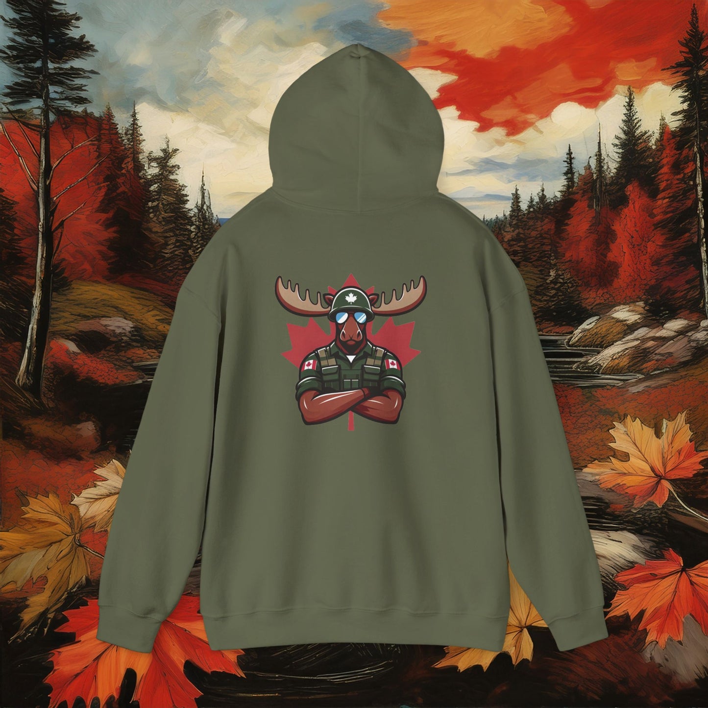 Canadian Moose "Antlers Up" Hoodie