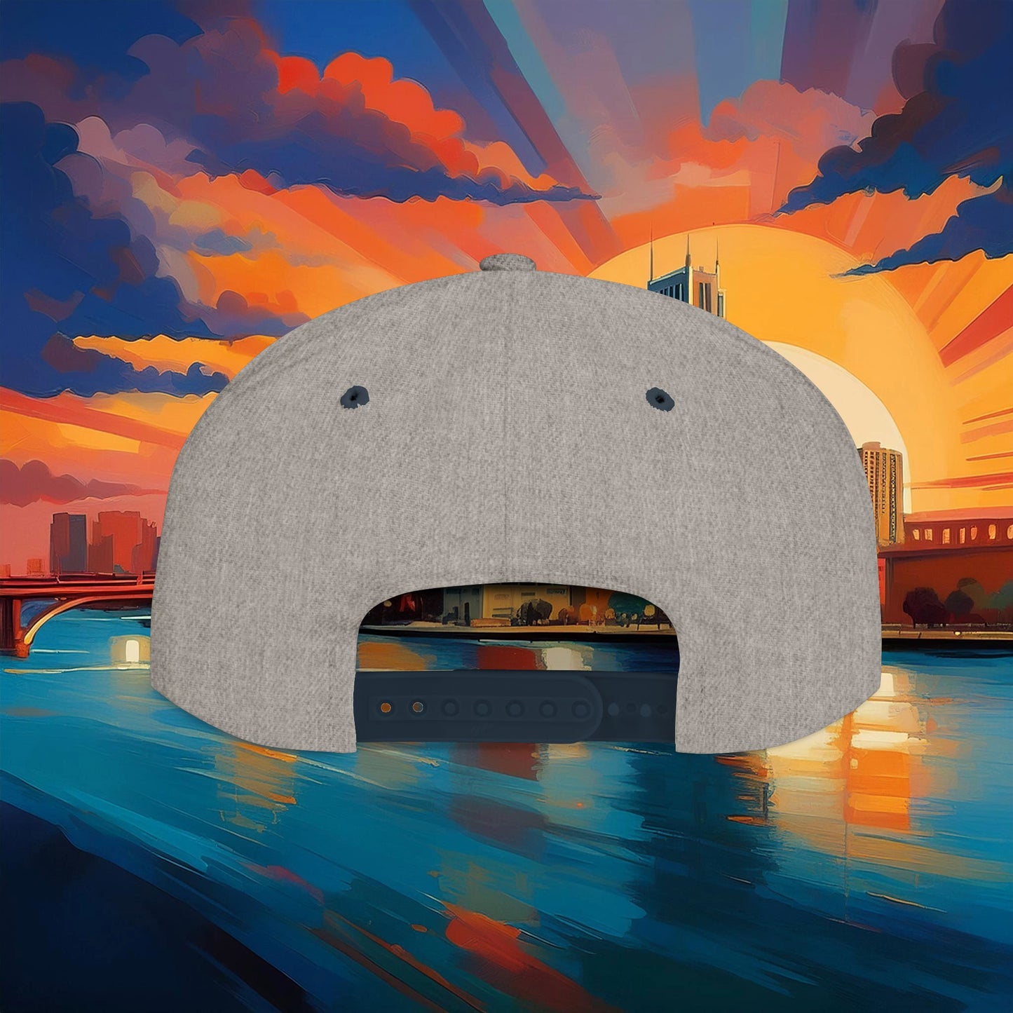 NY Baseball Big Apple Flat Bill Snapback