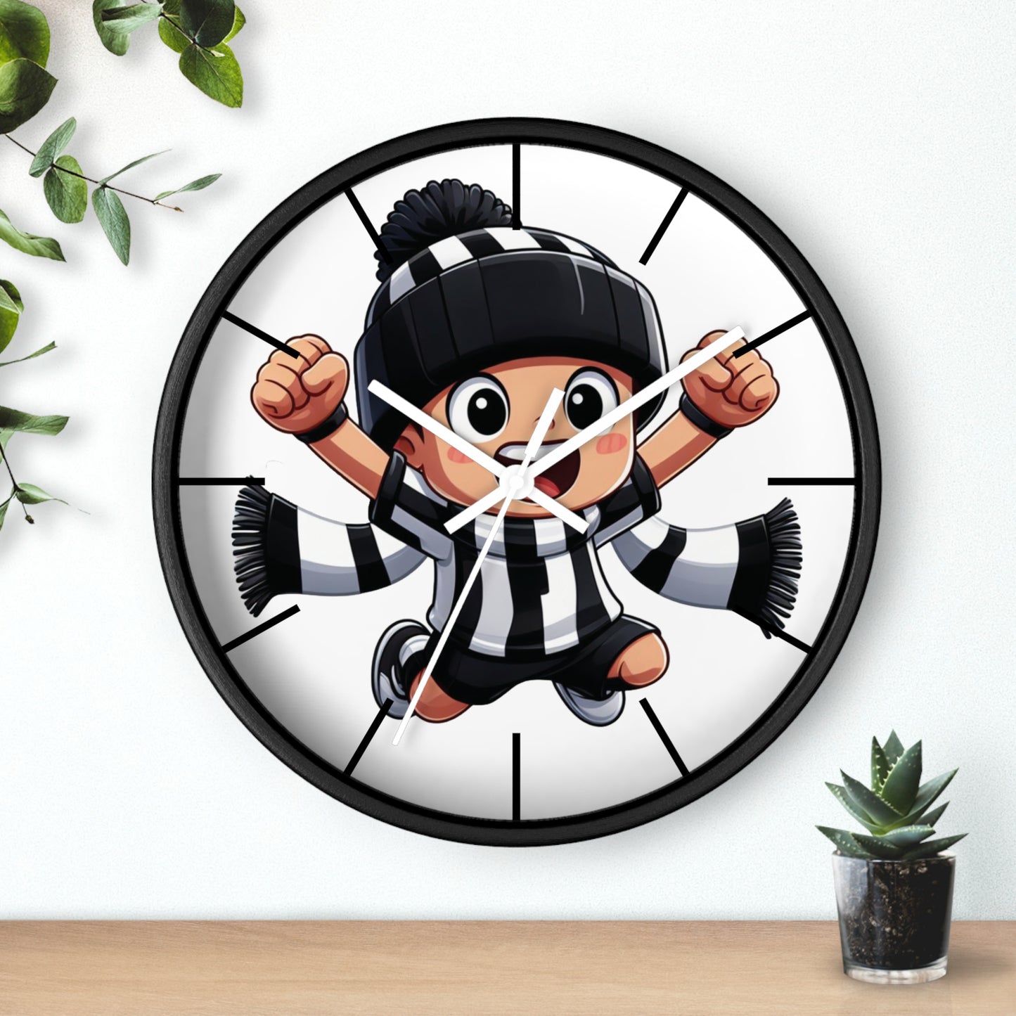Mini Toon Supporter Wall Clock