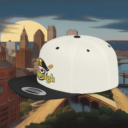 Pittsburgh Baseball Flat Bill Snapback