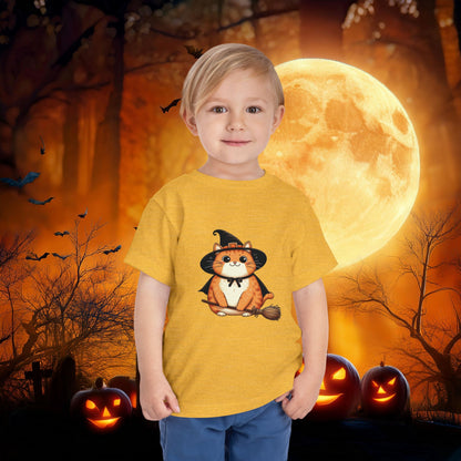 Trick or Treat Cat Toddler Tee