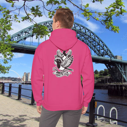 Newcastle United Howay The Lasses B&W (Twin Mags) Hoodie