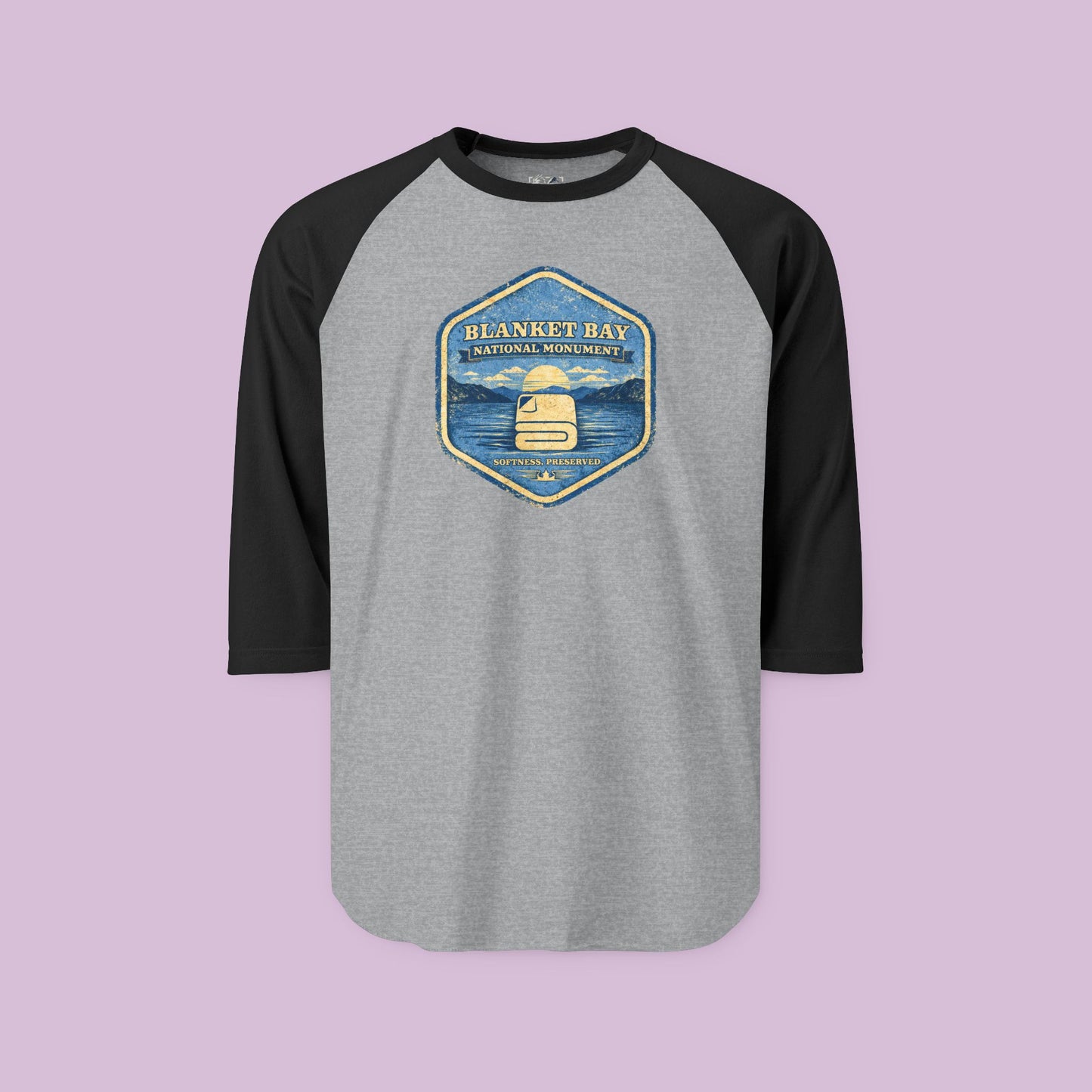 Blanket Bay National Monument Raglan Tee