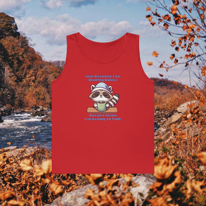 Raccoon Coffee Tank Top